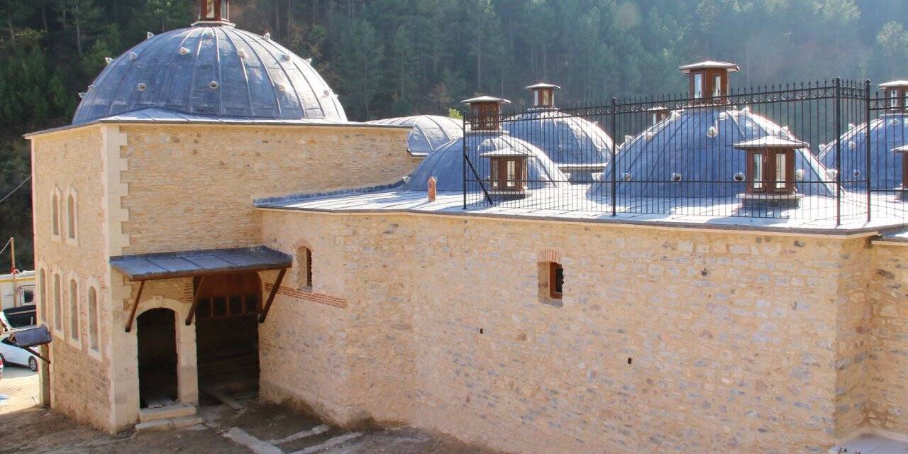 Konya'daki tarihi hamamdaki restorasyonda sona gelindi