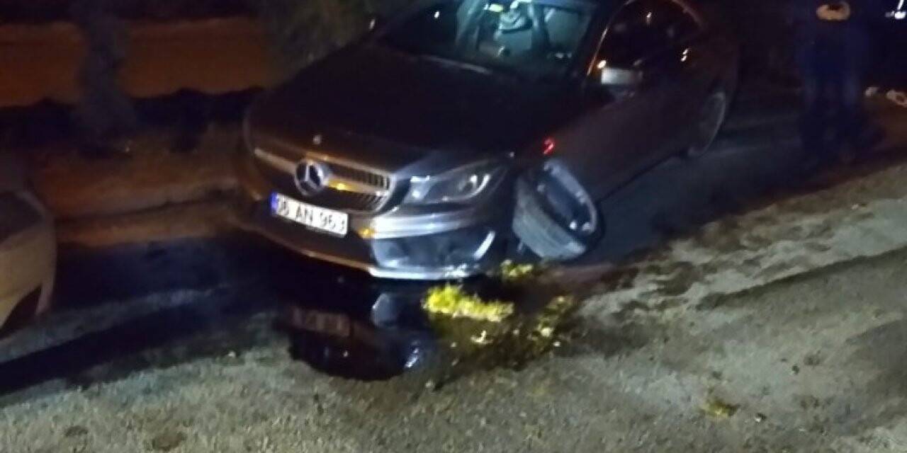 Polisten kaça kaza yaptı, otomobilden eroin çıktı