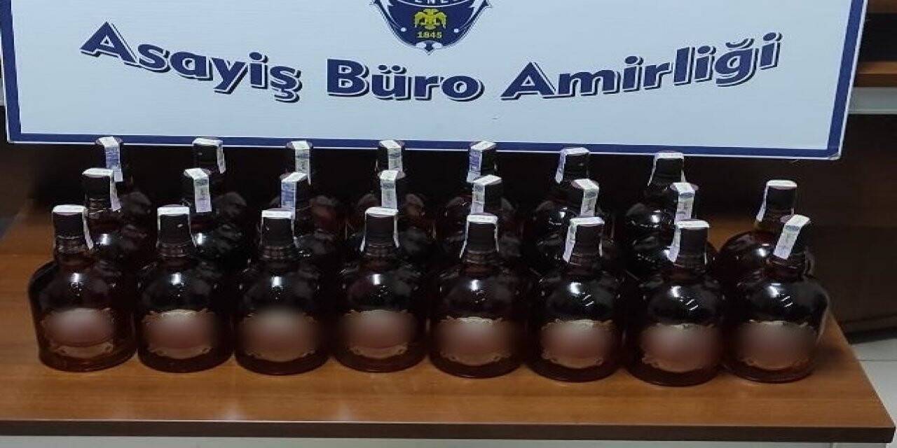 Konya'da kaçak içki ele geçirildi