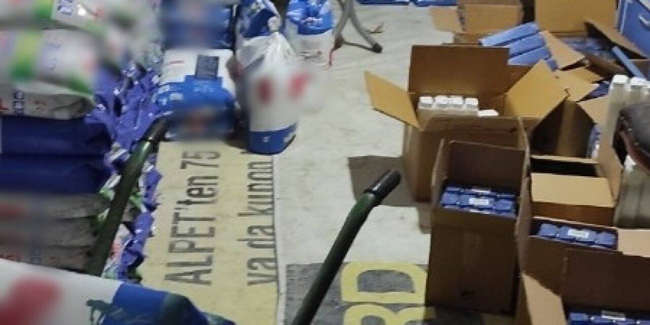 Akşehir’de sahte deterjan ve şampuan operasyonu