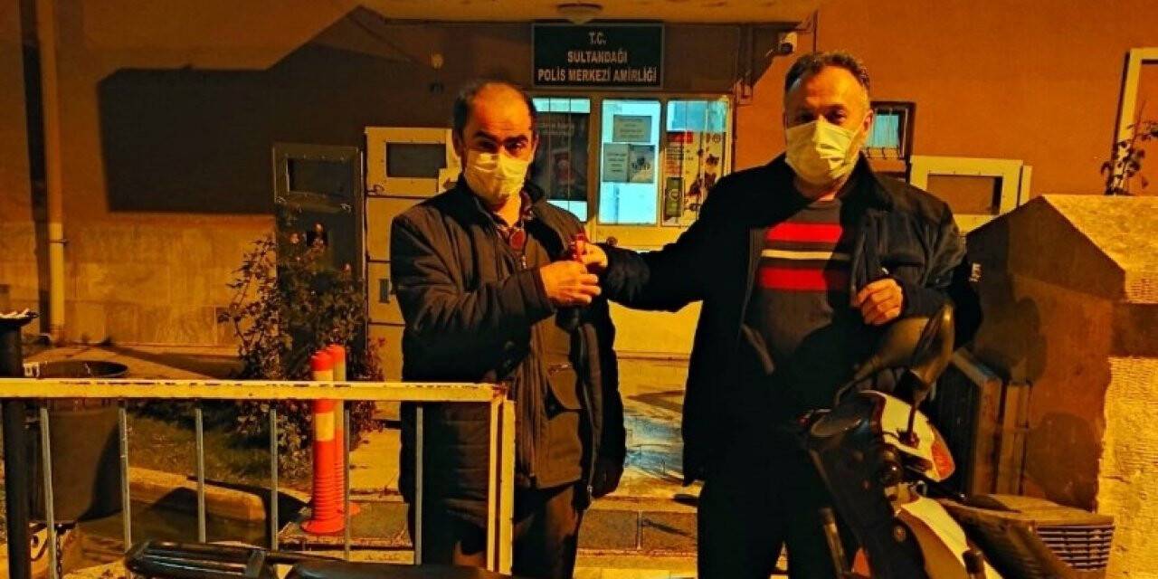 Konya'da çalınan motosiklet sahibine teslim edildi