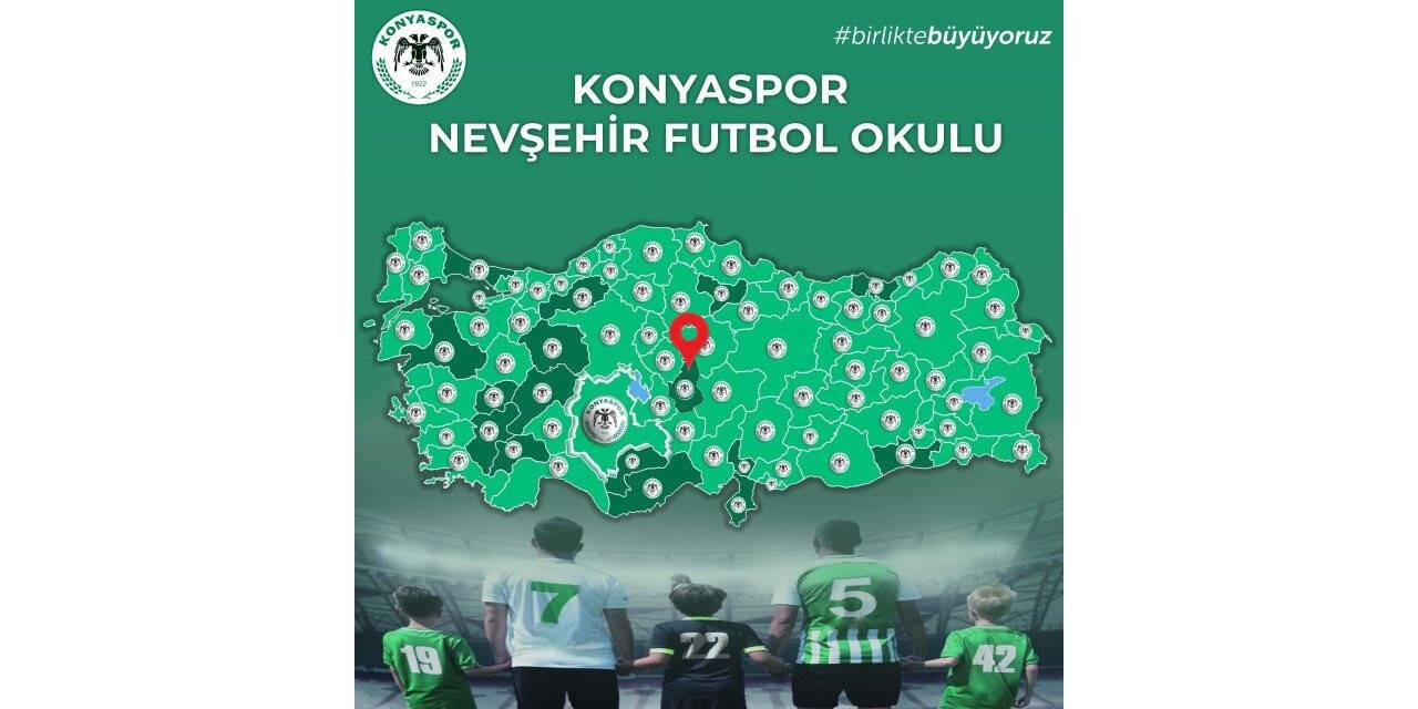 Konyaspor Futbol Okulları büyümeye devam ediyor