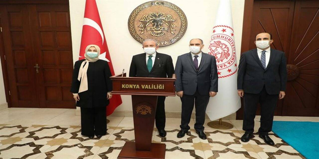 TBMM Başkanı Şentop Konya Valiliği'nde
