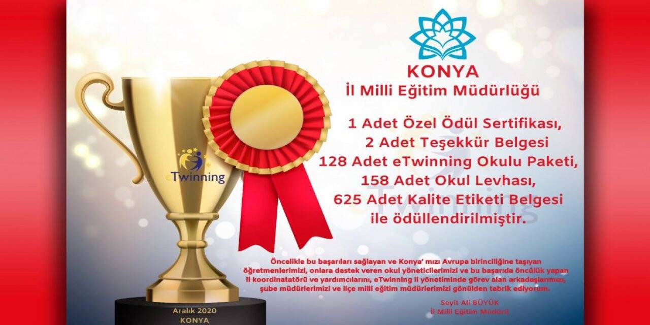 Konya'da eTwinning Projelerinde başarı belgeleri verildi