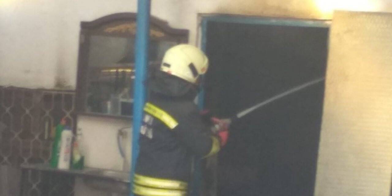 Konya'da sobaya dökülen yakıcı madde patladı: 1 yaralı
