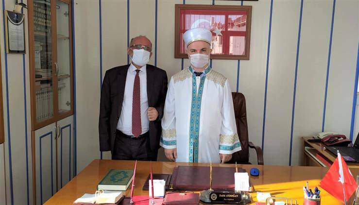 Poçanoğlu'ndan yeni müftülere hayırlı olsun ziyareti