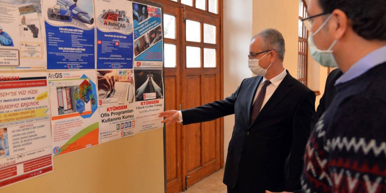 Özçelik’ten KTÜNSEM’e Ziyaret
