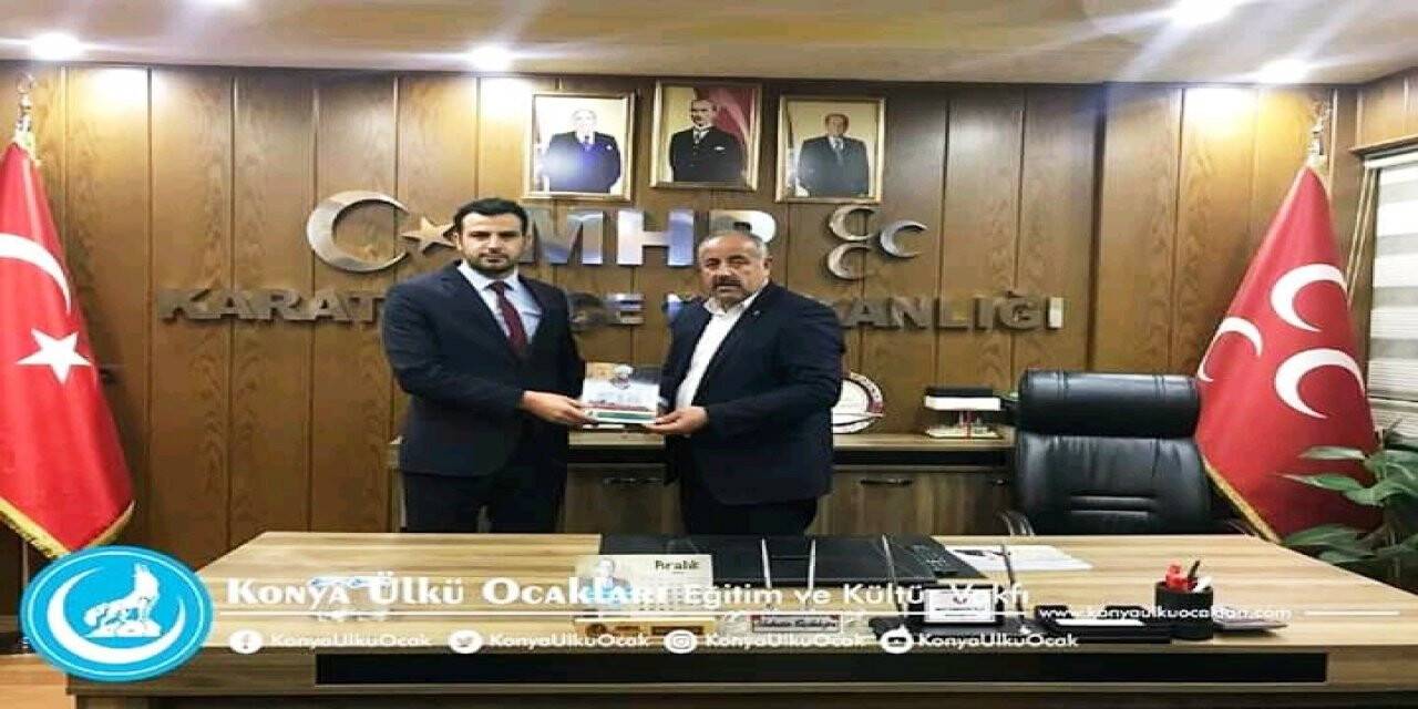 Akta’dan MHP Karatay’a nezaket ziyareti