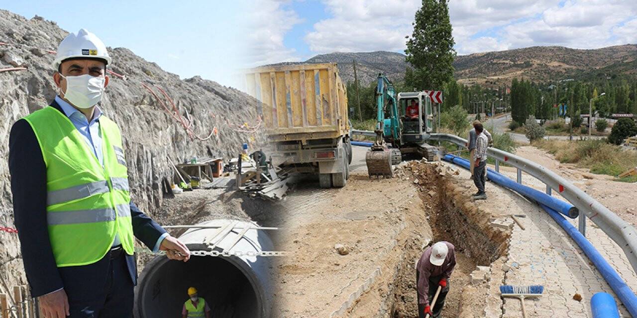 Konya Büyükşehir’den 2020’de 432,3 km Su ve Kanalizasyon Şebekesi