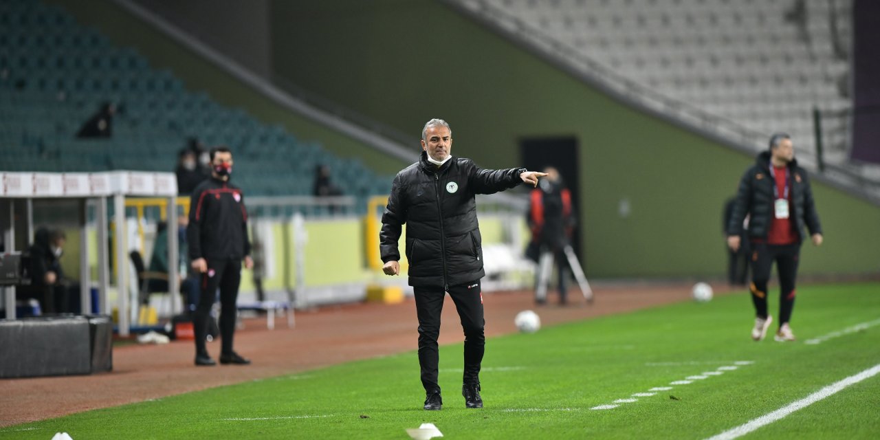 Konyaspor teknik direktörü İsmail Kartal'dan 'kırmızı kart' tepkisi! 'Bu kadar laf söyleyemeyecek miyiz yani'