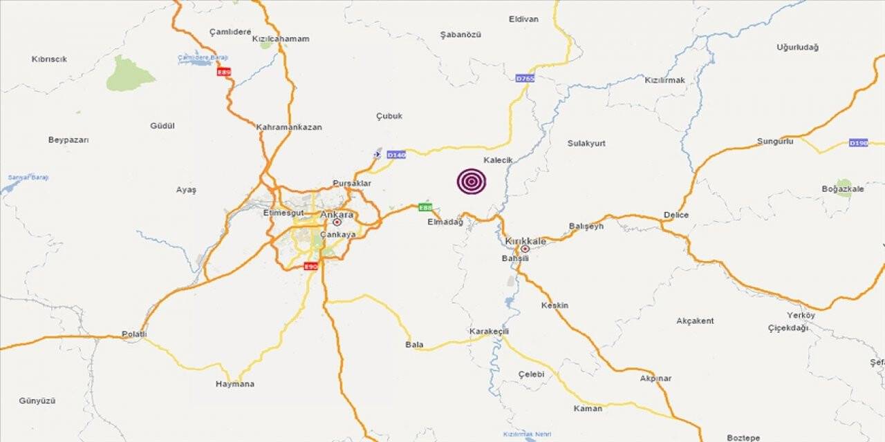 Ankara'da deprem