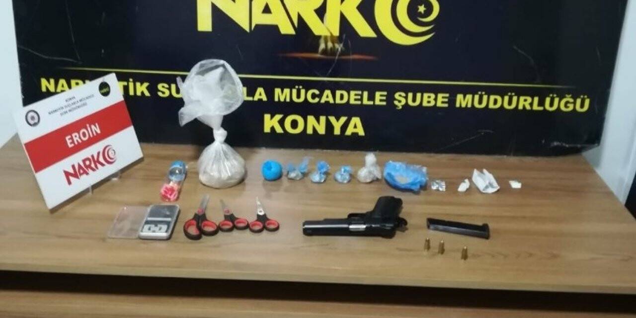 Konya’da uyuşturucu ve kaçakçılık operasyonu: 105 şahıs yakalandı