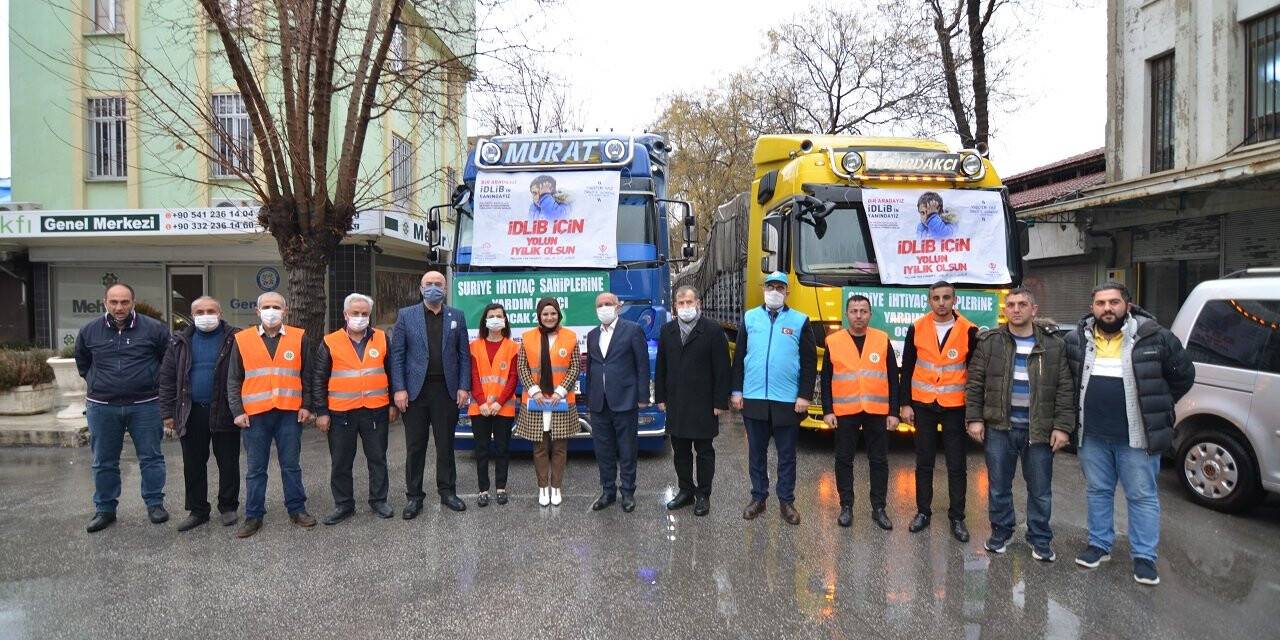 Mehir Vakfı Suriye’ye 2 tır yardım gönderdi