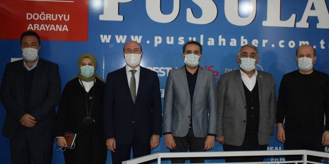 AK Parti heyetinden Pusula'ya Ziyaret