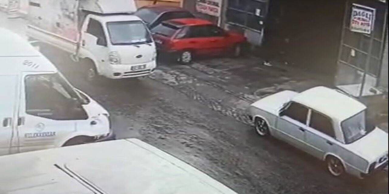 Konya’da bacanağını ve kayınpederini öldüren zanlının cinayet anı kamerada