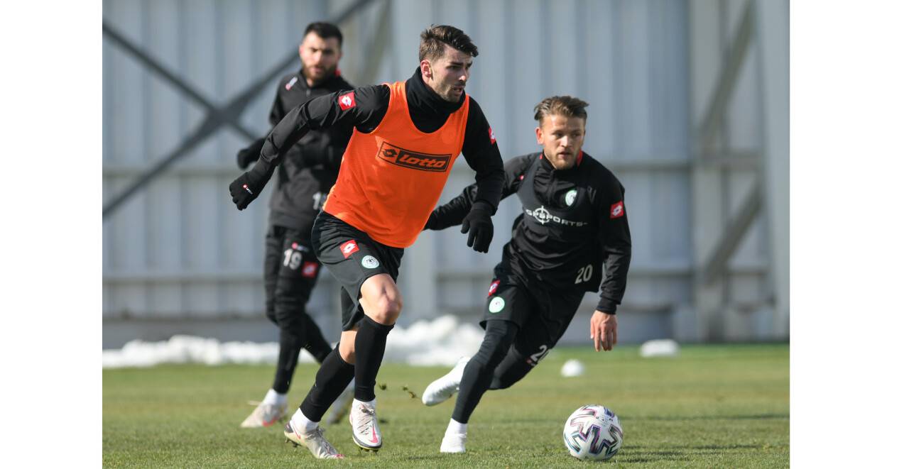 Konyaspor'da Amar Rahmanovic ilk antrenmanına çıktı