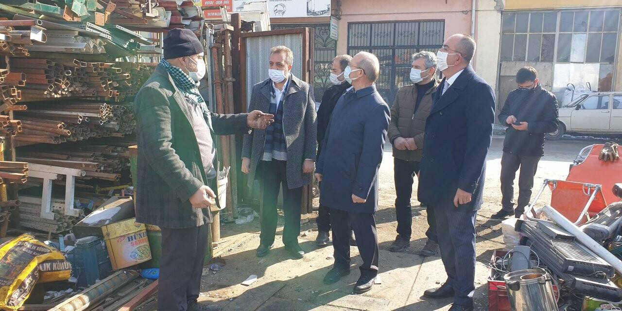 Sorgun ve Kavuş’tan Sanayi Esnafını Ziyaret