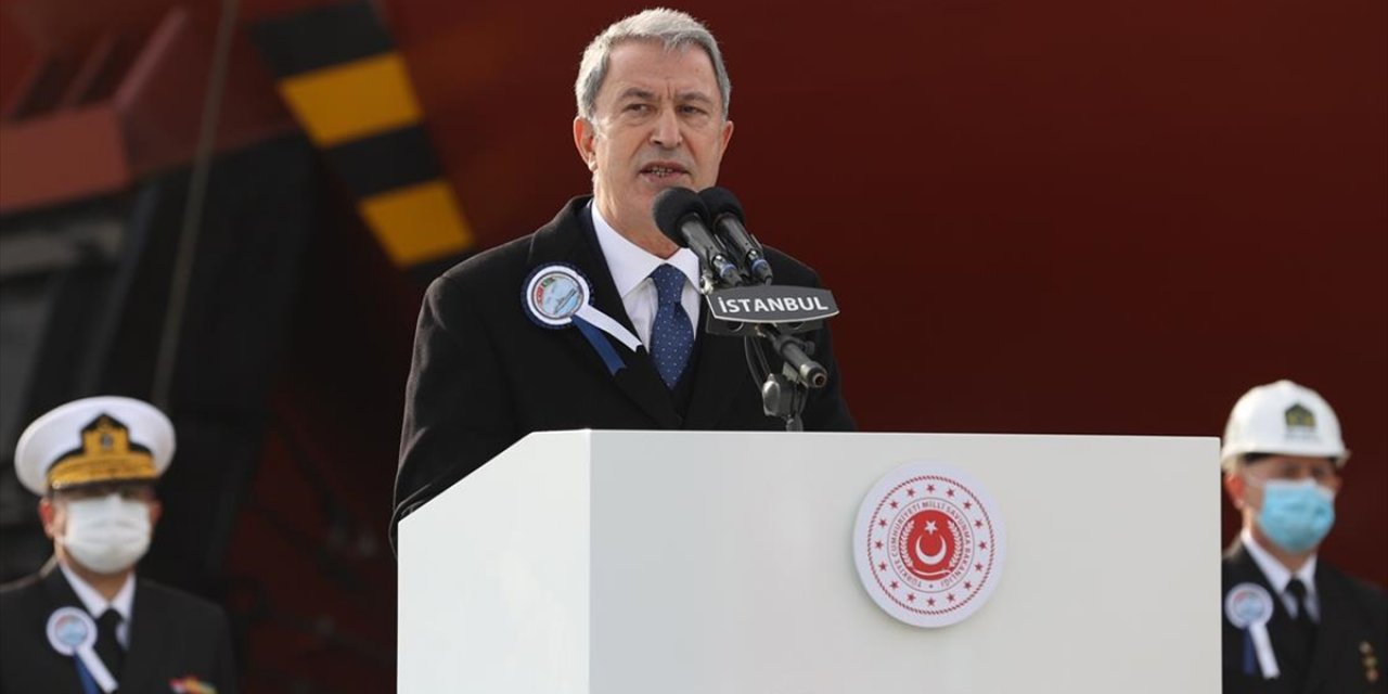 Bakan Akar: Yunanistan'la yapacağımız görüşmelerle meselelerin hukuk çerçevesinde ele alınmasını umuyoruz