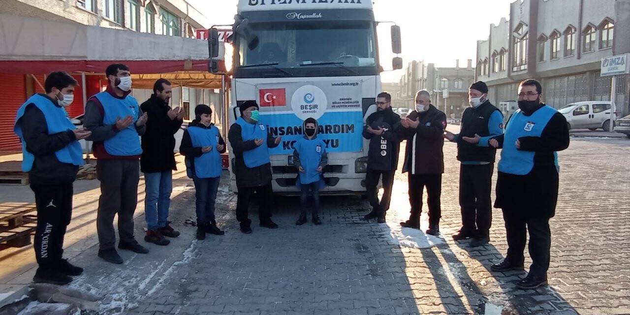 Beşir Derneği’nden İdlib’e Yardım Tırı