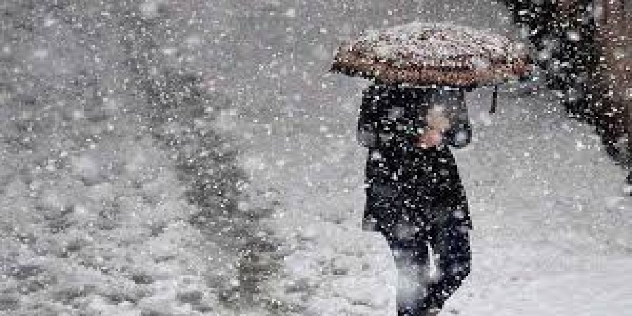 Konya'ya yoğun kar yağışı uyarısı