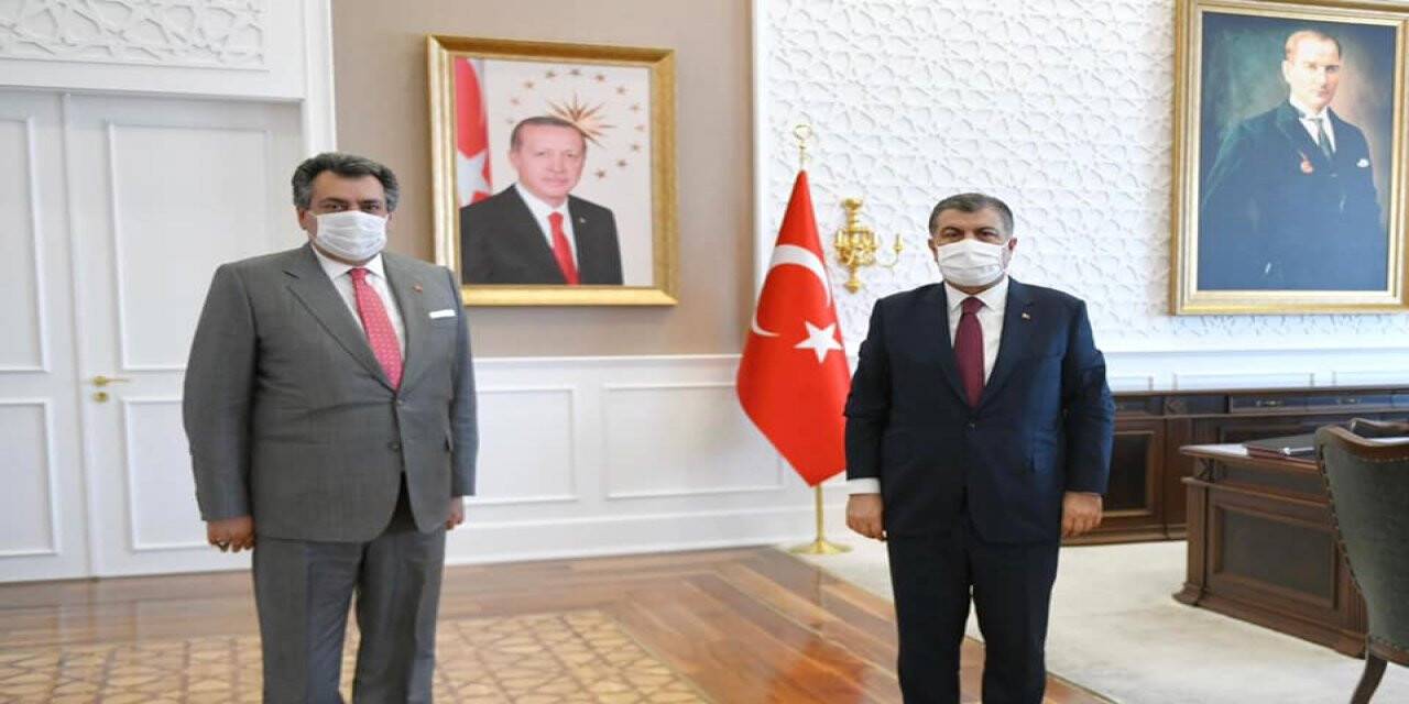 Kale’den Bakan Koca’ya Ziyaret