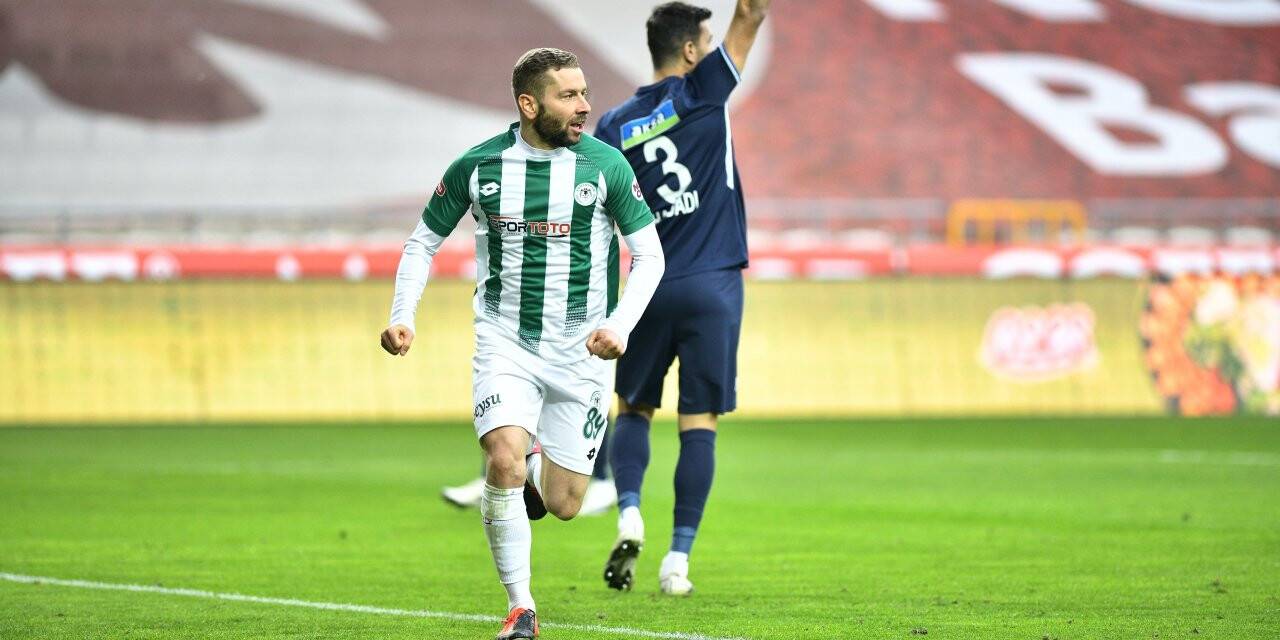 Konyaspor'da ilk devrenin vazgeçilmezi Skubic oldu