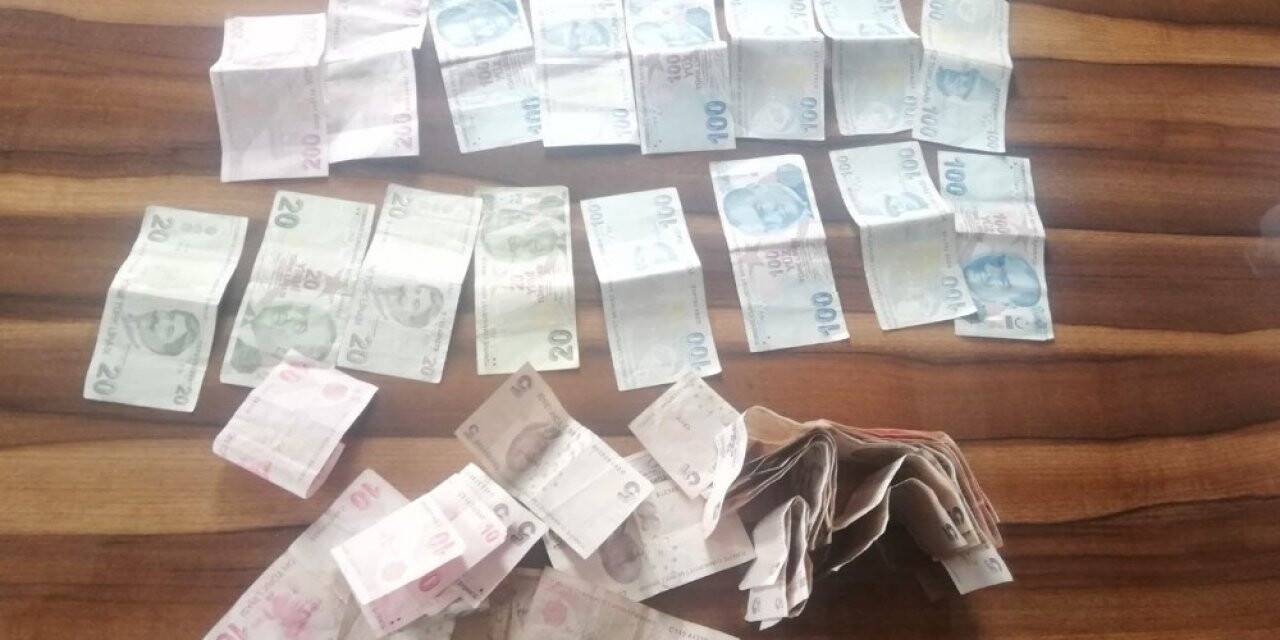 Dilencinin bir günlük hasılatı zabıta ekiplerini bile şaşırttı