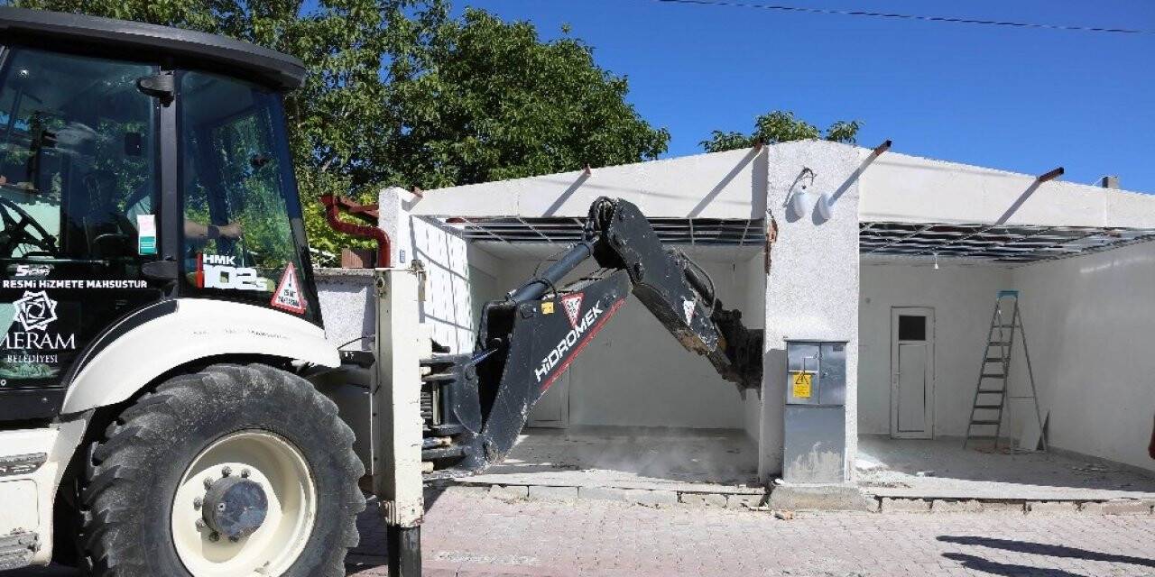 Meram'da kaçak yapıyla mücadelede kararlı ve keskin bir süreç başlatıldı!