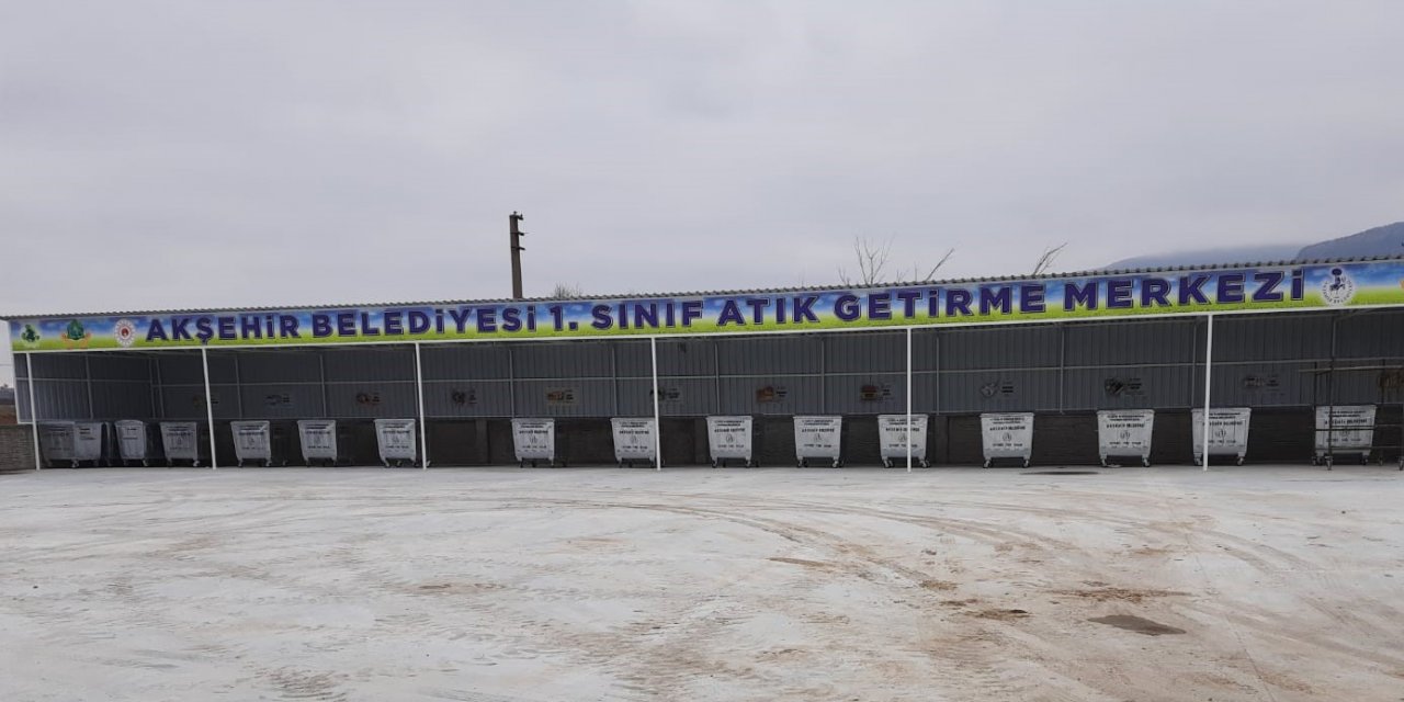 Akşehir Belediyesi 'sıfır atık belgesini' aldı