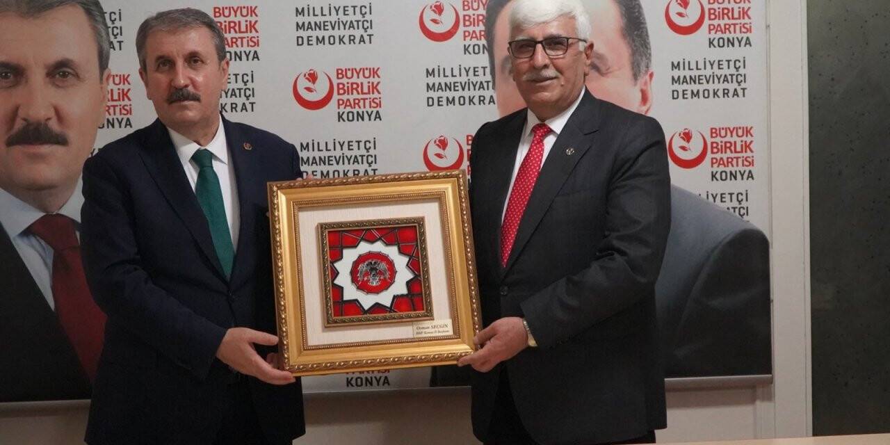 Destici'den Konya  İl Başkanlığına ziyaret