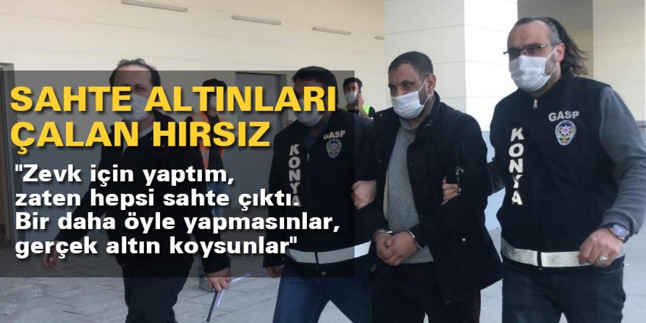 Hırsız söyledikleriyle pes dertti: Zevk için yaptım, zaten hepsi sahte çıktı