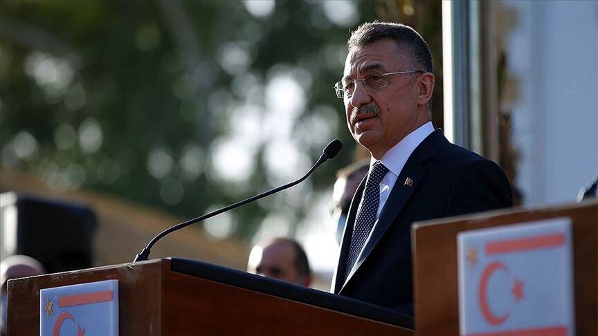 Cumhurbaşkanı Yardımcısı Oktay: "Çağ dışı olan, KKTC’ye uygulanan ambargolardır"