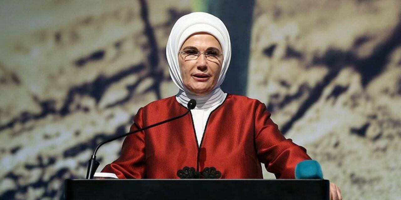 Emine Erdoğan'dan taziye mesajı
