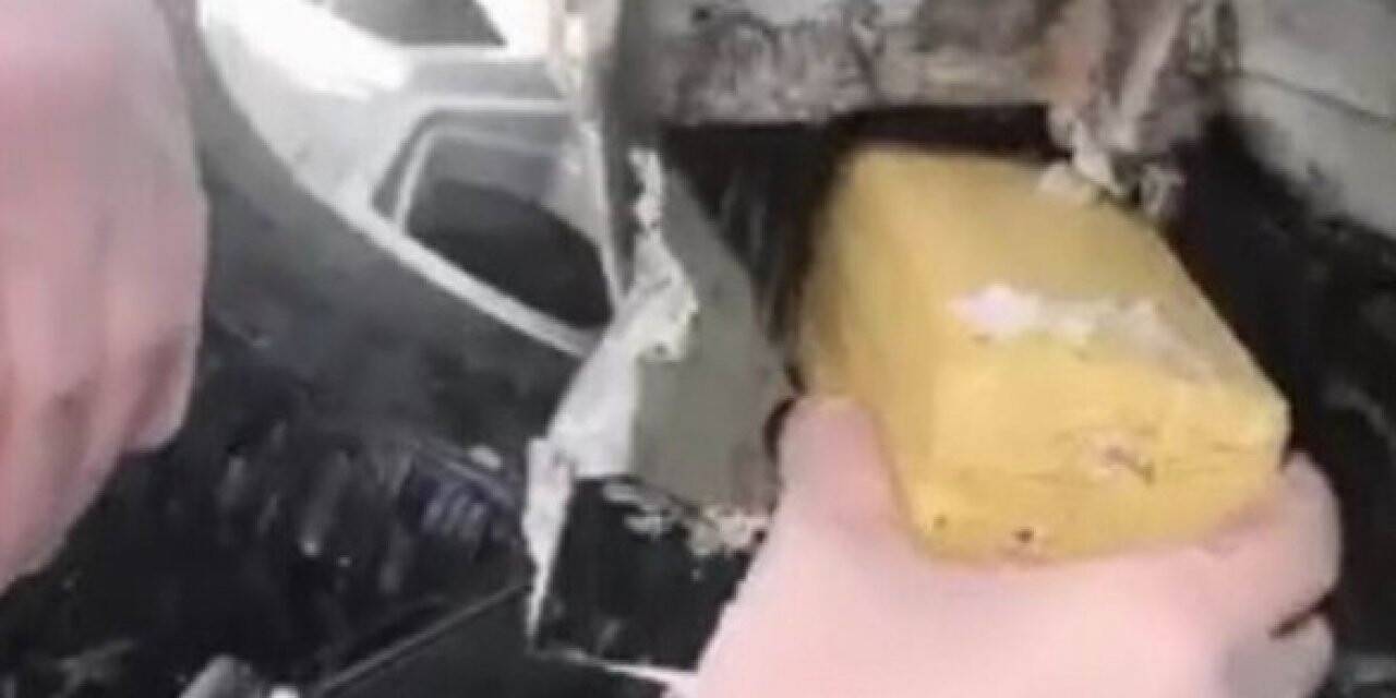 Konya'da uyuşturucu operasyonu! Otomobildeki zuladan 14 kilo 625 gram eroin çıktı