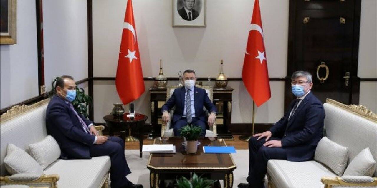 Oktay, Türk Konseyi Genel Sekreteri Amreyev ile görüştü