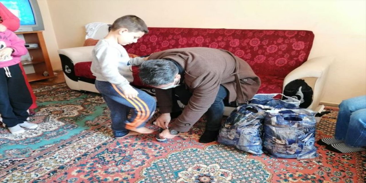 Konya'da ihtiyaç sahibi çocuklara yardımda bulunuldu