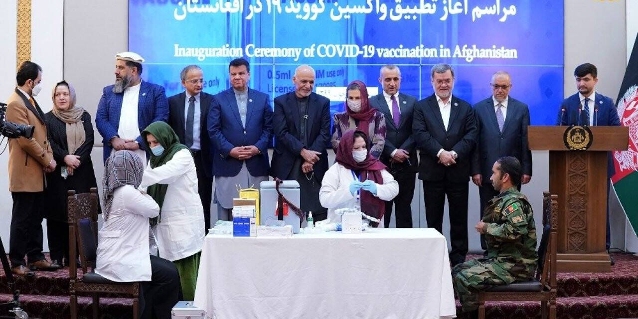 Afganistan’da Covid-19’a karşı aşılama başladı
