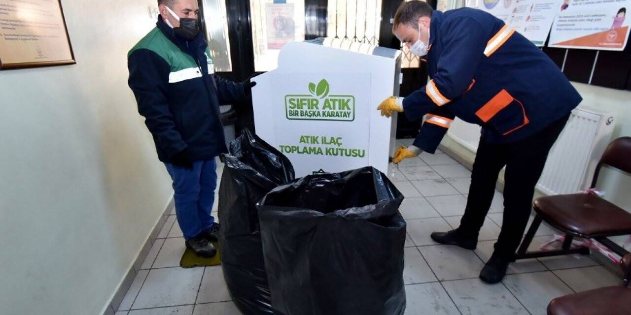 Karatay’da Belediyesi 6 ayda 1,5 ton atık ilaç topladı