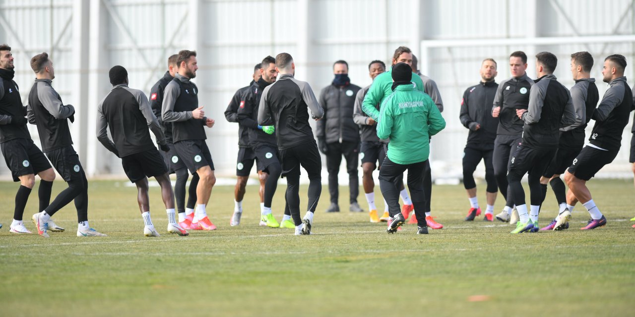 Konyaspor, Gaziantep maçı hazırlıklarını tamamladı