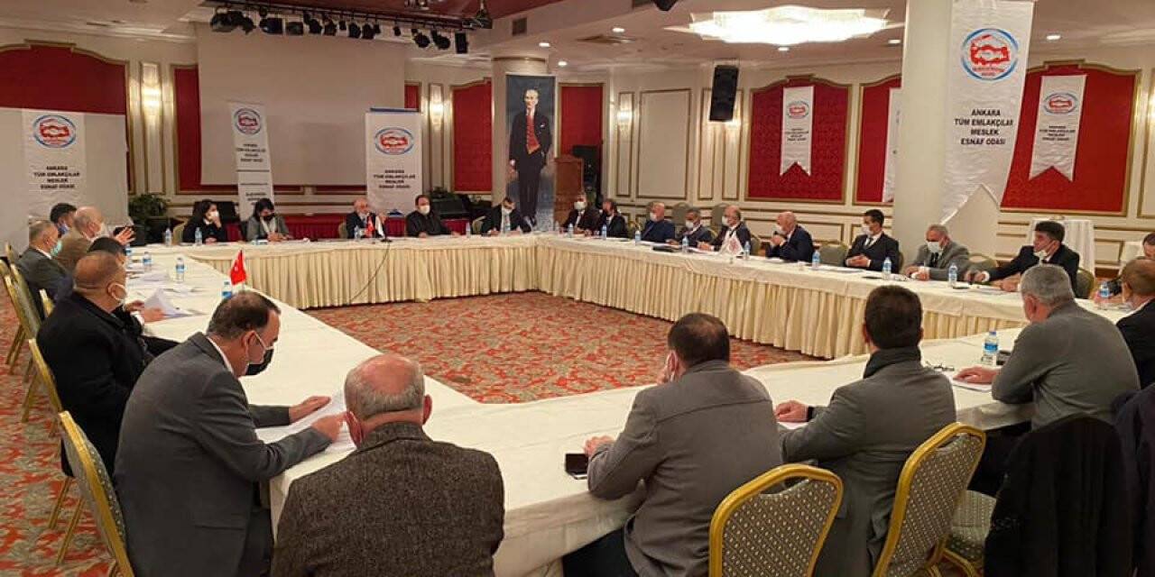 Emlak Meslek Odaları Ankara’da Toplandı
