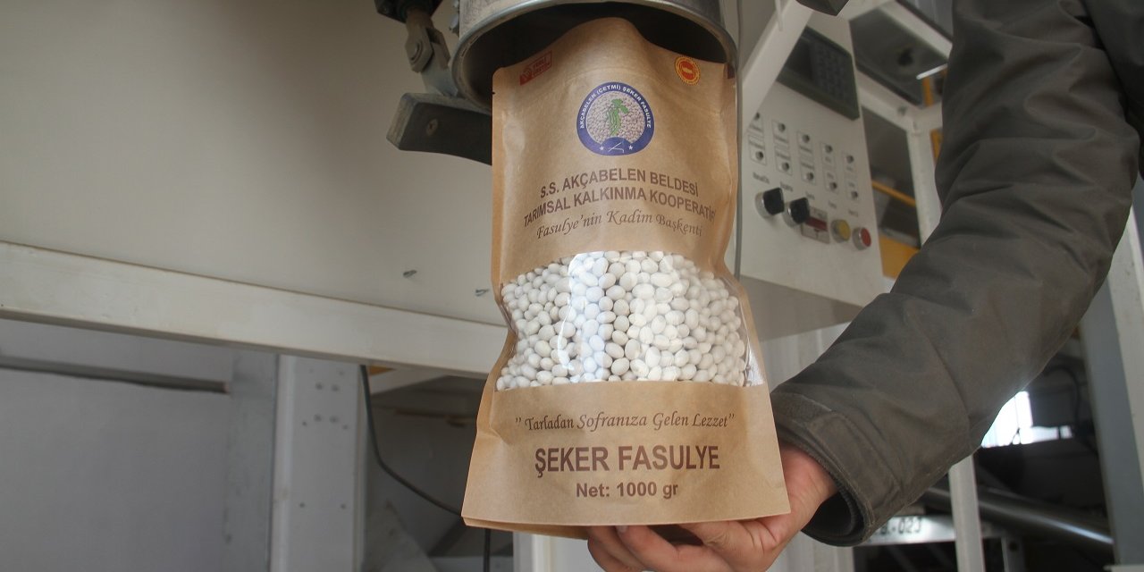 Konya'da coğrafi işaret belgeli şeker fasulyesinde ilk ihracat sevinci