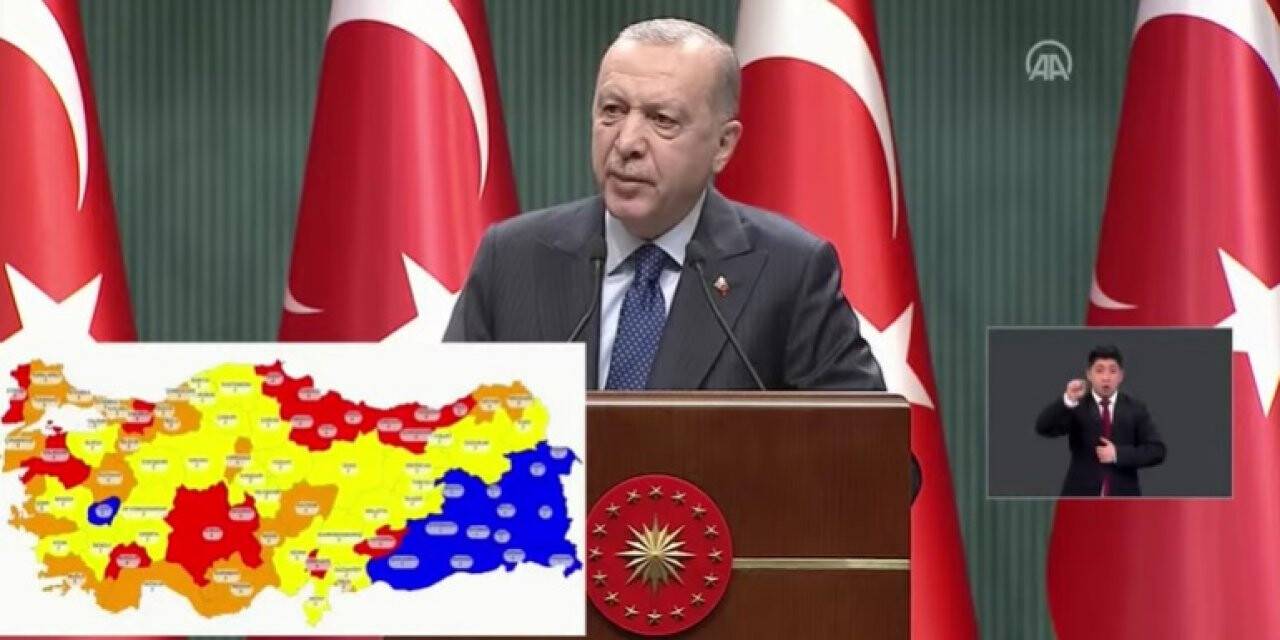 Cumhurbaşkanı Erdoğan: Hafta sonu kısıtlaması yüksek ve çok yüksek illerde devam edecek