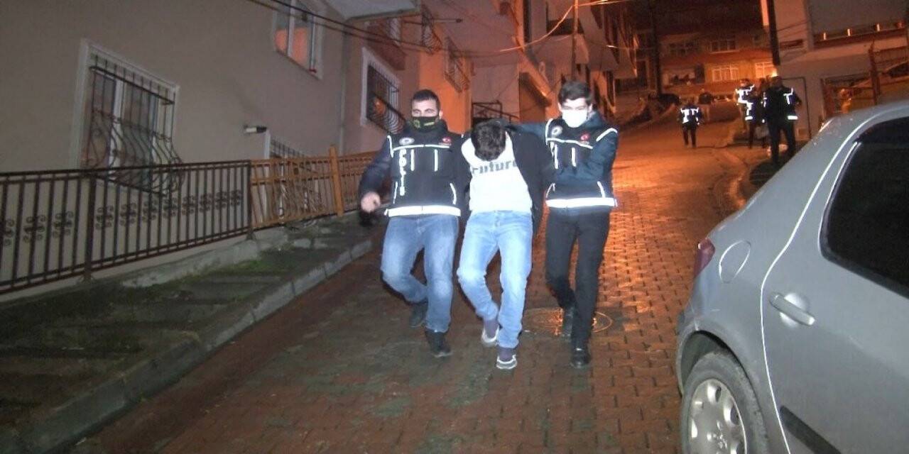 İstanbul merkezli 5 ilde uyuşturucu operasyonu :20 gözaltı