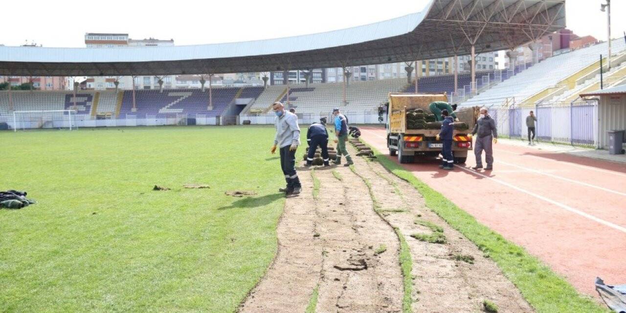 Gebze Stadı’ndaki yenileme çalışmalarına başlandı