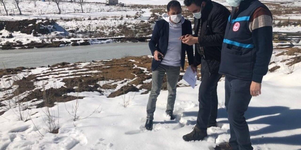 Hayvan İçme Suyu Göleti için ön inceleme yapıldı