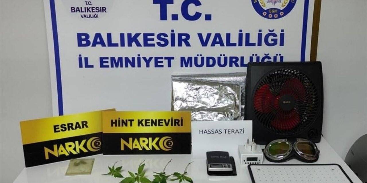Balıkesir’de uyuşturucu operasyonunda 15 kişi yakalandı