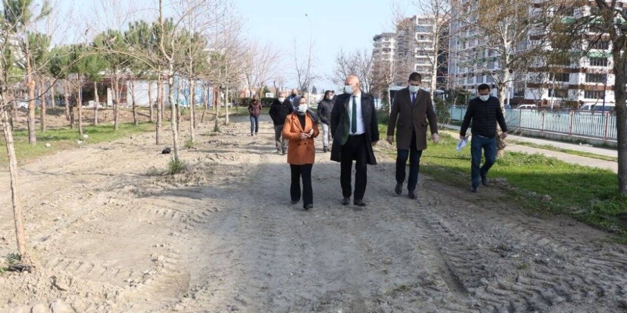 Güzelyurt Mahallesi’ne yeşillendirme çalışması
