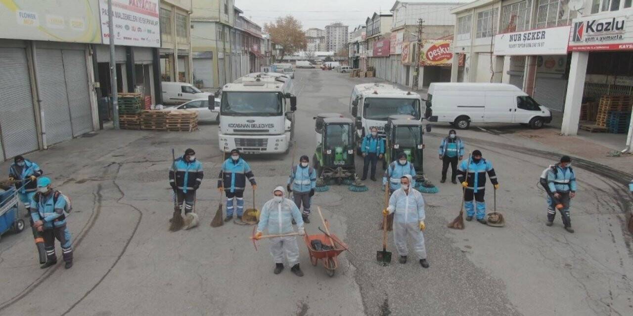 Kocasinan’dan kontrollü normalleşme sürecinde dezenfekte hassasiyeti