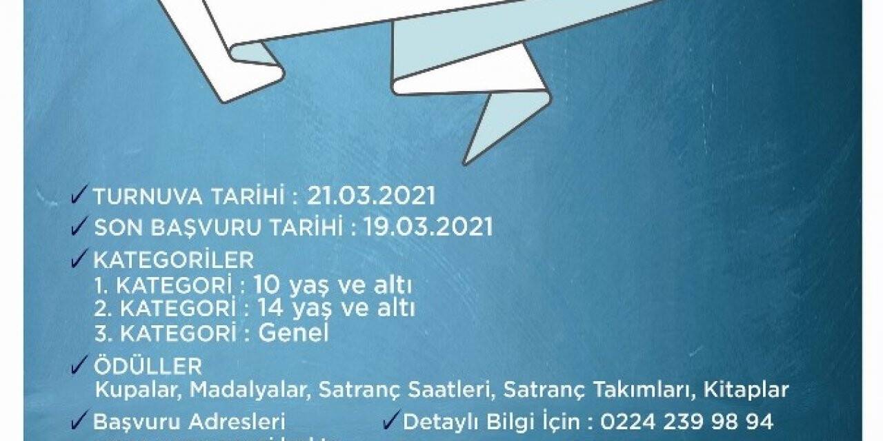 Osmangazi’den online satranç turnuvası