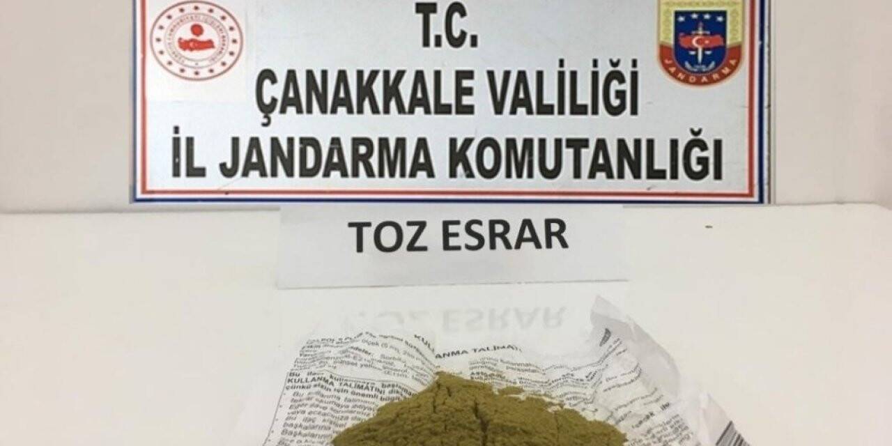 Geyikli’de uyuşturucu operasyonu